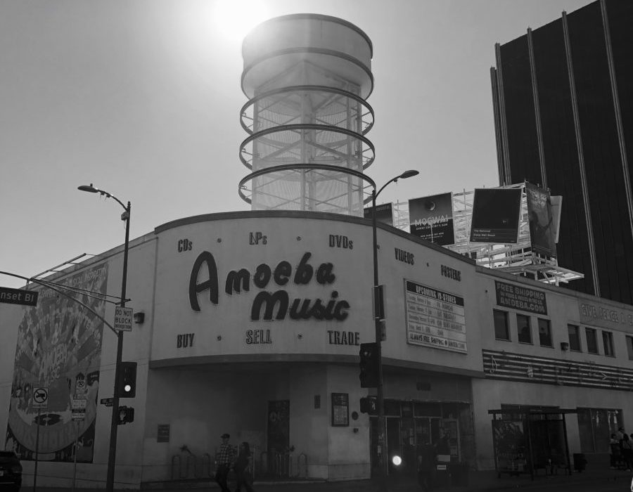 The legendary original Amoeba Music Store in Los Angeles.